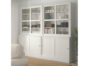 Книжный шкаф Хавста 15 white ИКЕА (IKEA) в Москве