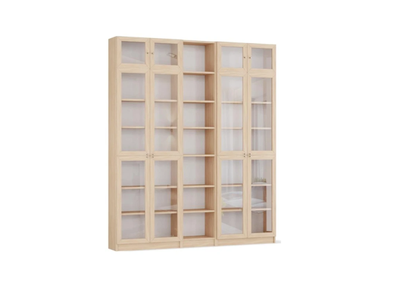 Книжный шкаф Билли 348 beige ИКЕА (IKEA) изображение товара