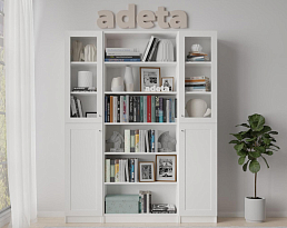 Изображение товара Книжный шкаф Билли 421 white ИКЕА (IKEA) на сайте adeta.ru