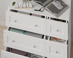 Изображение товара Комод Билли 217 white ИКЕА (IKEA) на сайте adeta.ru